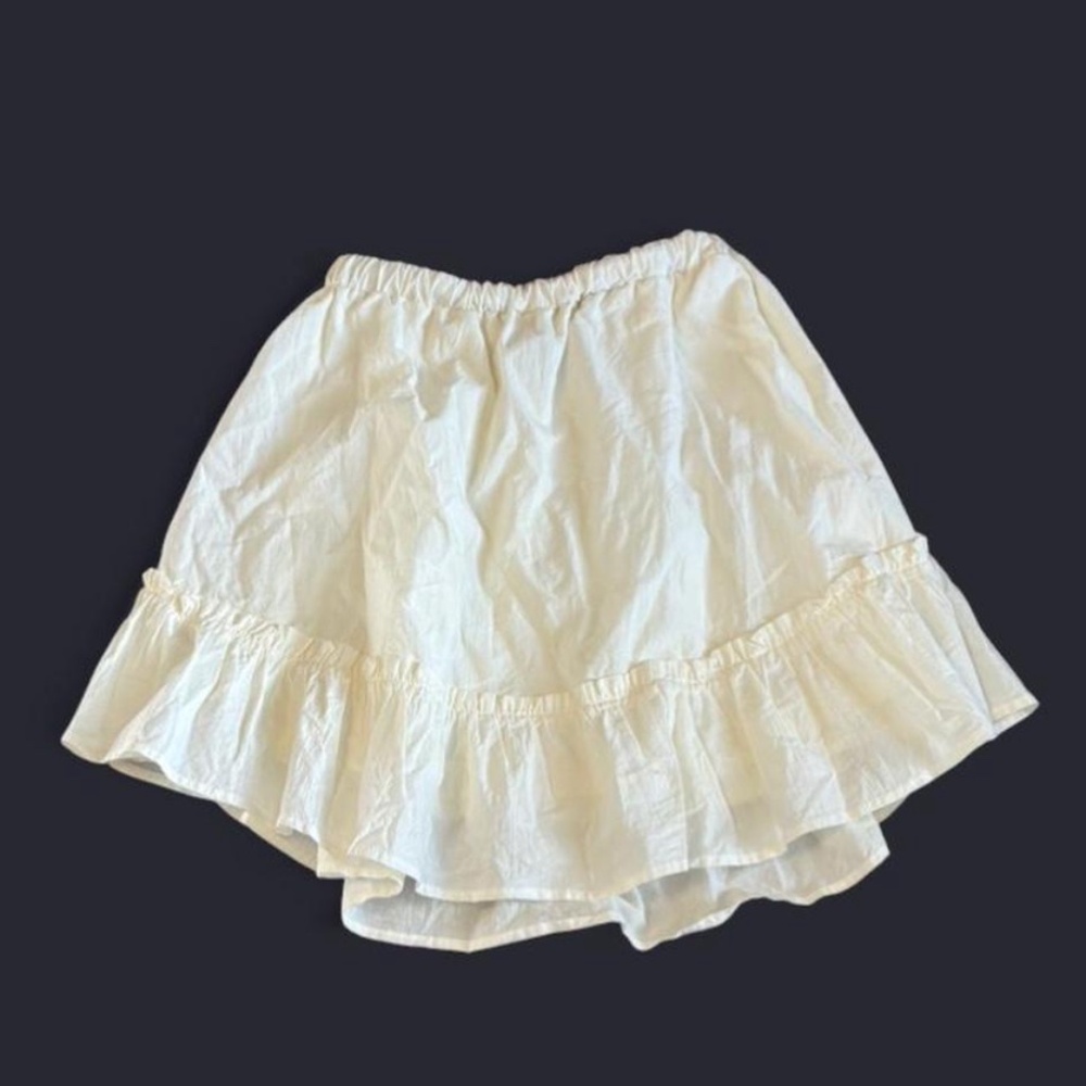 Wild Fox Cream Ruffle Skirt Fairycore